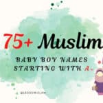 Muslim Baby Boy Names Starting With A