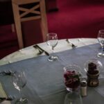 clear long-stem wine glass