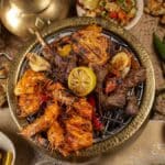 a plate of food