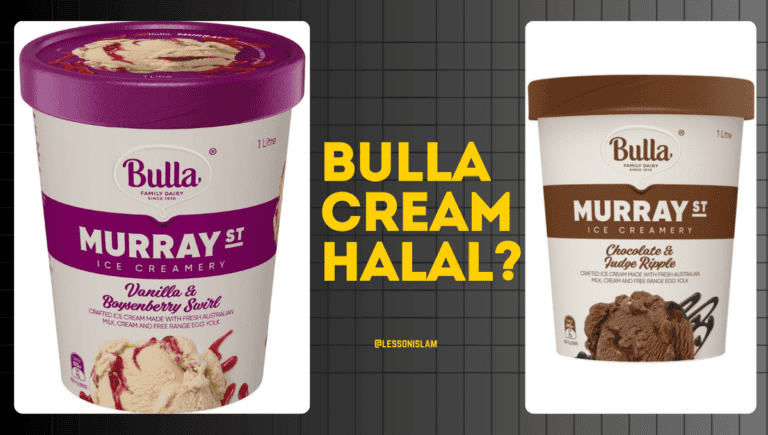 Bulla Ice Cream Halal?