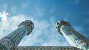 low angle photo of buildings